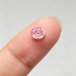 Oval Cut Pink Loose Gemstone, Brilliant Faceted Oval Shaped Pink Gem Stone, Sparkling Polished Loose Stone for Ring Pendant Earrings Jewelry Making DIY Craft Gemstone Collection Gift