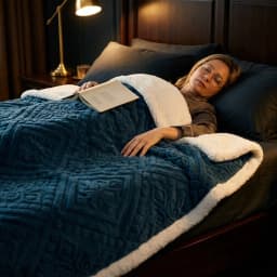 Bed Blankets King Size Queen Full Twin Thick Warm Fluffy Fleece Cozy Winter Essentials