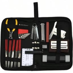 1Set Guitar Repair Maintenance Tool Kit for Acoustic Electric Ukulele Bass Banjo Guitar Parts Guitar Tuner Guitar Accessories