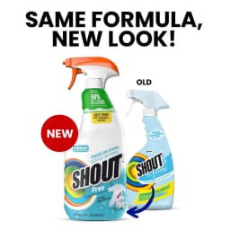 Shout Gentle Fabric & Laundry Stain Remover Spray Fragrance & Dye Free 22 Fl Oz