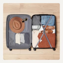 30" Hardshell Large Suitcase with Multi-directional Wheels, Expandable for 15% More Space, Scratch-Resistant Shell, Black