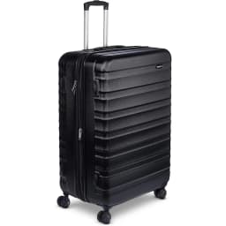 30" Hardshell Large Suitcase with Multi-directional Wheels, Expandable for 15% More Space, Scratch-Resistant Shell, Black