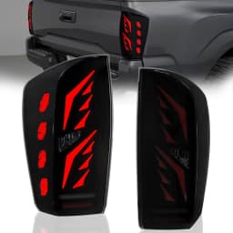 LED Tail Lights for Toyota Tacoma 2016 2017 2018 2019 2020 2021 2022 2023 Startup Animation Taillight Dynamic Turn Signal Lights Brake Reverse Light Smoked Sequential Full LED Rear Lamp Assembly