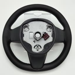 Car Heated Steering Wheel Fit For Tesla Model 3 Model Y 2017 2018 2019 2020 2021 2022 2023 Driver PU Leather Steering Wheel Aluminum Alloy Frame OE 1490214-00-B 1490214 with Heated