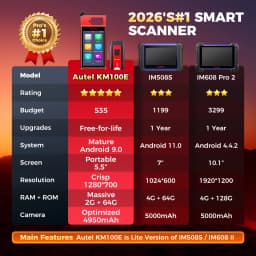 Autel KM100 Key Programmer V200 Universal Key Generator Free Update Lifetime PK IM508 IM608 IMMO KM100X KM100E