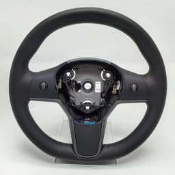 For Tesla Model 3 Model Y 2017-2023 Heated Steering Wheel PU Leather Car Steering Wheel with Heating Function 1490214-00-B