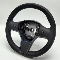 For Tesla Model 3 Model Y 2017-2023 Heated Steering Wheel PU Leather Car Steering Wheel with Heating Function 1490214-00-B