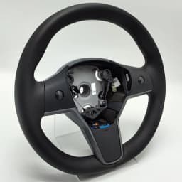 For Tesla Model 3 Model Y 2017-2023 Heated Steering Wheel PU Leather Car Steering Wheel with Heating Function 1490214-00-B