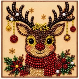 Pearl Christmas Diamond Art Kit for Adults, Santa Claus DIY Gem Painting Craft Set, Festive Holiday Wall Hanging Decor, Sparkling Christmas Home Decoration Gift
