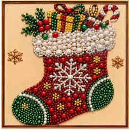 Pearl Christmas Diamond Art Kit for Adults, Santa Claus DIY Gem Painting Craft Set, Festive Holiday Wall Hanging Decor, Sparkling Christmas Home Decoration Gift