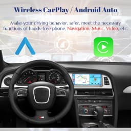 BONROAD Linux Touch Screen Wireless Carplay Car Radio Android Auto For Audi Q7 4L 2005-2015 GPS Navigation Multimedia Player