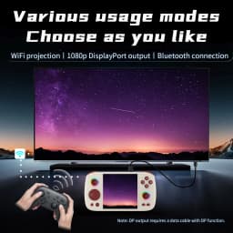 Anbernic RG Cube Handheld Game Console 3.95'' IPS Touch Screen Android13 RGB Lighting Effect RGCUBE Streaming Retro Video Player