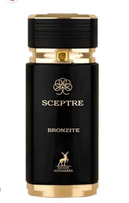 Sceptre Bronzite by Maison Alhambra - Warm and Earthy Fragrance With Rich Depth - 3.4 oz Eau De Parfum Spray Men
