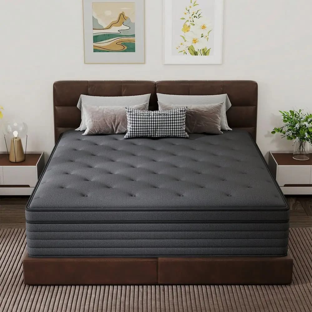 10 12 14 Inch Gel Memory Foam Mattress Cooling Comfort, Motion Isolation Reinforced Edge Support With Breathable Cover Availabl