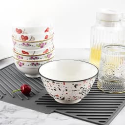 Silicone Draining Pad Drying Mat Pots Dish Drain Mat For Kitchen Tableware Non-slip Mats Anti-scald Coaster Kitchen Utensils