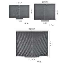 Silicone Draining Pad Drying Mat Pots Dish Drain Mat For Kitchen Tableware Non-slip Mats Anti-scald Coaster Kitchen Utensils