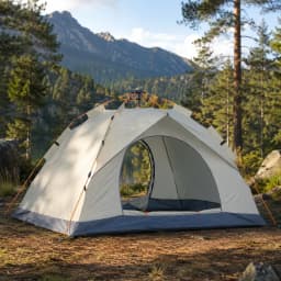 Fully Automatic Instant-Setup Oxford Fabric Camping Tent for 2-4 People - Windproof, Waterproof, Sunscreen, Moisture-Proof - Ideal for Outdoor Camping, Family Gatherings, Camping Gift for Holidays, Tents For Camping, Spacious Interior