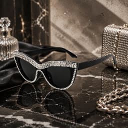 New Arrival Vintage Cat Eye Sunglasses For Women Men Round Sun Glasses Female Oval Eyewear Sunglasses Male Female Eyeglasses