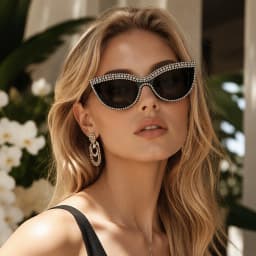 New Arrival Vintage Cat Eye Sunglasses For Women Men Round Sun Glasses Female Oval Eyewear Sunglasses Male Female Eyeglasses