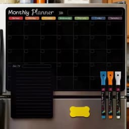 Magnetic Calendar For Fridge Monthly Weekly Planner Whiteboard Calendar Table Dry Erase Fridge Sticker Message Board Menu