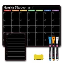 Magnetic Calendar For Fridge Monthly Weekly Planner Whiteboard Calendar Table Dry Erase Fridge Sticker Message Board Menu