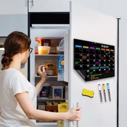 Magnetic Calendar For Fridge Monthly Weekly Planner Whiteboard Calendar Table Dry Erase Fridge Sticker Message Board Menu