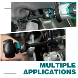 Impact Torx Bit Socket Set, 1/2" Drive, S2 Steel, T30-T80, 9PCS Impact Star Bit Socket Set, High Impact Torx Sockets, XPE Storage, Professional Mechanic Tools, Automotive Repair