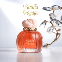 Maison Asrar Vanilla Voyage Edp 100ml 3.4oz Eau De Parfum Spray Long-Lasting Sweet Vanilla Musk Scent Dubai Arabian Perfume for Ladies
