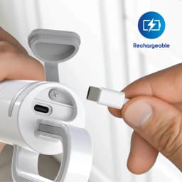 Blossom Cordless Electric Spin Scrubber, Power Cleaning Brush with 9 Scrubbing Heads & Adjustable Long Handle, 120Min Rechargeable Shower Scrubber for Home Bathroom Kitchen Tile