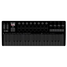 Available in Five Colors: Black and White, Pink, Black, White, and Red. M-VAVE SMK37PRO Professional MIDI Keyboard—37-Key Wireless Bluetooth Music Composition and Production Synthesizer