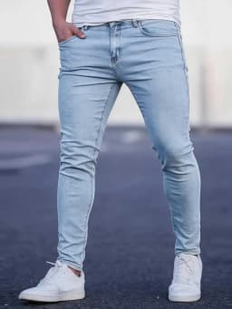 Men'S Casual Fashion Jeans; Men'S Slim-Fit Fashion Jeans;