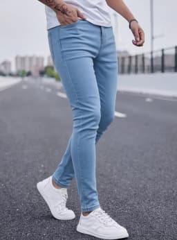 Men'S Casual Fashion Jeans; Men'S Slim-Fit Fashion Jeans;