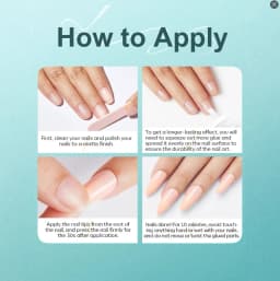 Quick-Drying Nail Glue for Press-On Nails - Strong Adhesive for Easy Application