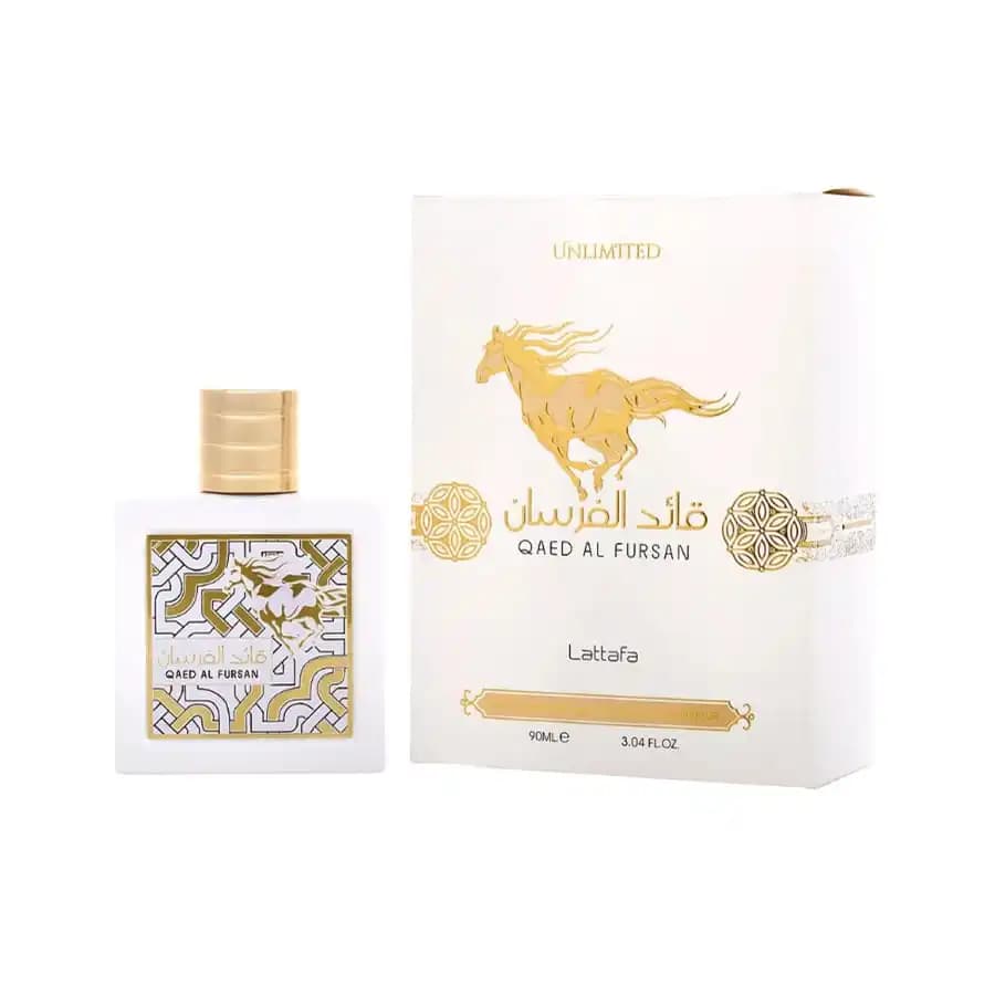Lattafa Qaed Al Fursan Unlimited unisex Eau De Parfum Spray 90ml Woody fragrance Unisex perfume Authentic original Long-lasting scent