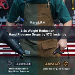 Harukiku 130A 110V Mini Portable MMA‑130 Stick Welder, Light‑Weight Household Easy‑Use Welding Machine, IGBT Inverter, Adjustable Arc‑Force Current, Anti‑Stick Function, Beginner‑Friendly Electrode Welding Machine