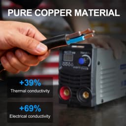Harukiku 130A 110V Mini Portable MMA‑130 Stick Welder, Light‑Weight Household Easy‑Use Welding Machine, IGBT Inverter, Adjustable Arc‑Force Current, Anti‑Stick Function, Beginner‑Friendly Electrode Welding Machine