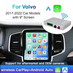 Wireless CarPlay & Android Auto Decoder Retrofit Kit for Volvo V60 V90 S60 XC40 XC60 XC90 S90 2018-2025 9inch Screen Upgrade