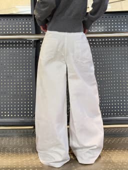 Women's American-Style Vintage Striped Print Design White High-Waist Loose Wide-Leg Jeans Y2K Streetwear Fashion Versatile Outfit