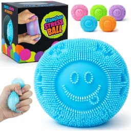 Fuzz Ball Squishy Stress Ball, Soft Tactile Fidget Toy for Anxiety & Stress Relief, Sensory Calming Grip Squishy Ball for Kids Adults, Fun Christmas Gift, Party Favor & Student Prize