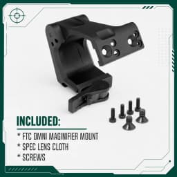 Spec Optics 2.26" Magnifier Mount Flip-To-Center OMNI Geni Hunting Scope Mount FTC Omni Magnifier Mount QD Lever CNC 6068 Aluminum