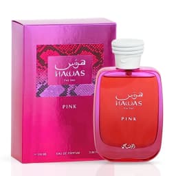 Rasasi Hawas Diva + Hawas Pink For Her EDP 100ml 3.38oz Women Perfume Spray Long Lasting Dubai Arabian Fragrance Holiday Gift Set For Ladies
