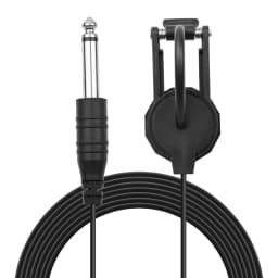 Clip-on Instrument Pickup Guitar Pick-up Mini Transducer with 1/4 Inch Connector 2. Cable for Acoustic Guitar Violin Mandolin