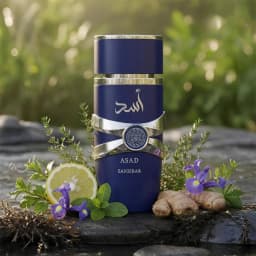 Asad Zanzibar Eau De Parfum 100ml For Men, Arabian Fresh Woody Aquatic Long Lasting Cologne Perfume Spray