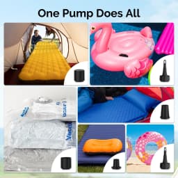 ETENWOLF AIR 3se Outdoor Air Pump Portable Inflator/Deflater for Sleeping Mats, Pool Floats, Camping Mats, Inflatable Pillows