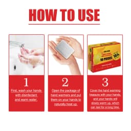 10PCS Winter Extra Large Body Warmer Sticker Heat Patches Long Lasting Hand Warmer Disposable Self-heating Odorless Body & Hand Heating Paste