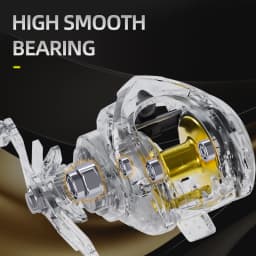 BILLINGS Baitcasting Reel 18LB Max Drag 7.2:1 High Speed Gear Ratio 5+1Stainless Steel Bearings Smooth Operation Baitcaster Fishing Reels for Freshwater Saltwater Bass Trout Carp Fishing