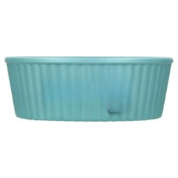Small 2.2-Cup Pet Bowl, Teal,Measures 5.5 in x 5.5 in x 2 in for a compact footprint in your feeding area.