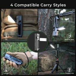 Wurkkos HD05 Flashlight, 3100LM Multifunctional LED Hunting/Hiking Spotlight (with Rechargeable Battery), Shipped from Local Warehouse
