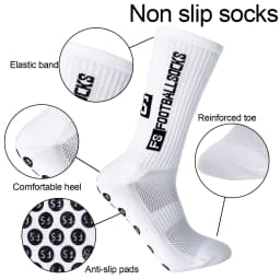 Athletic Grip Socks 4 Pairs High-Elastic Sports Grip Socks for Men Women Soccer Training Games Essential Gear 2026