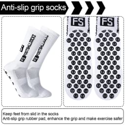 Athletic Grip Socks 4 Pairs High-Elastic Sports Grip Socks for Men Women Soccer Training Games Essential Gear 2026